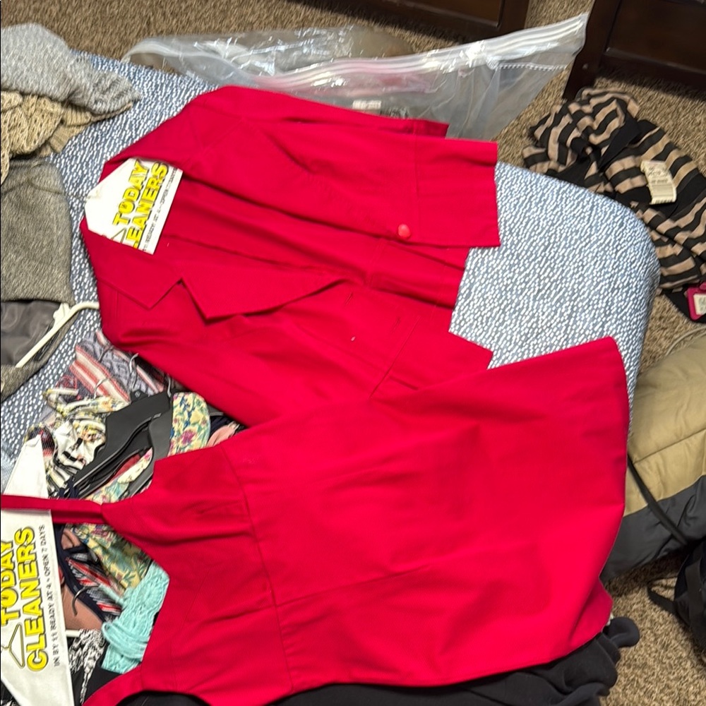 Metrostyle Bold Red Textured Top